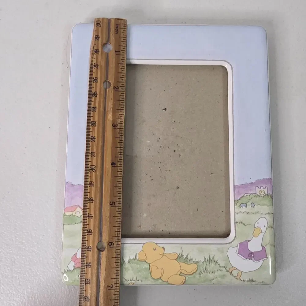Vintage Terragrafics Liz Shepherd Baby Animal Picture Frame 1987